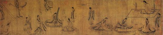 中国十大传世名画之东晋-顾恺之《列女传》《庐山图》《斫琴图》|顾恺之|斫琴图|庐山图_新浪新闻