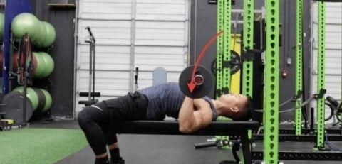 3。往后上方推到起始位置