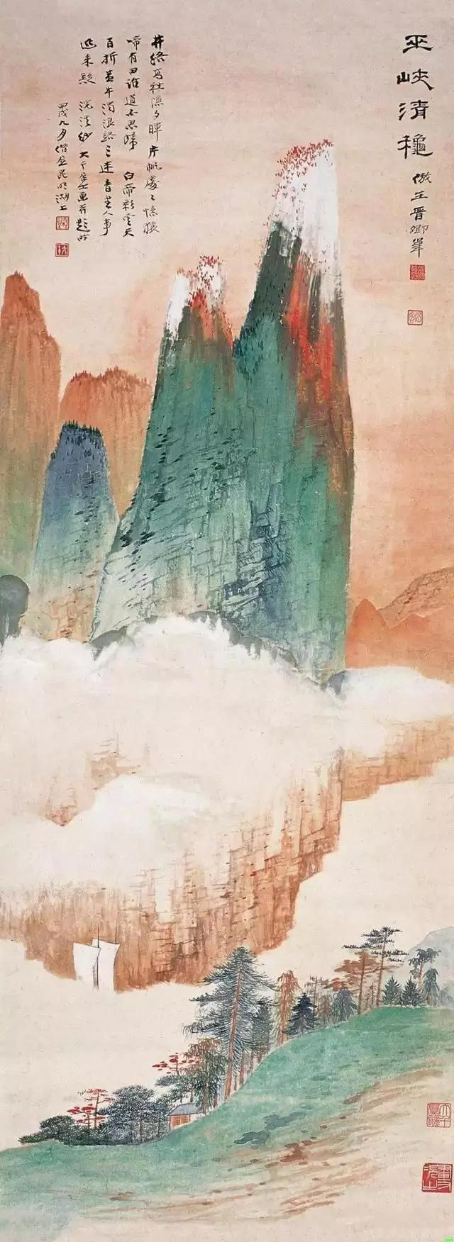 名家国画秋天，万山红遍|_新浪新闻
