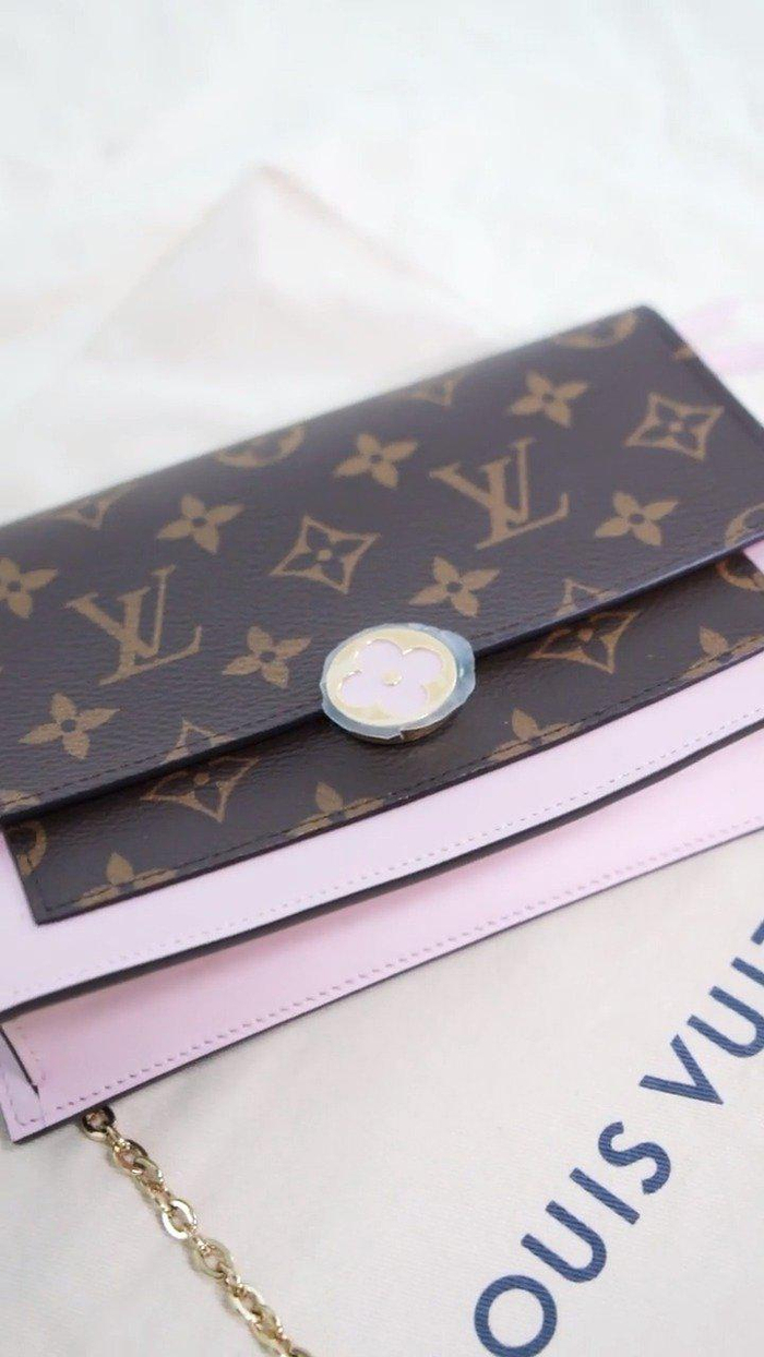 奢华质感lvflore链条包全新开箱