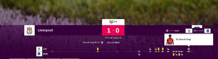 英超官方没算范戴克助攻