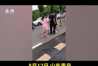 三名女子青岛宜家停车场与保安冲突：当事人已被控制