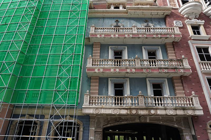 正在复工的祥云国际 &nbsp;李凯旋摄