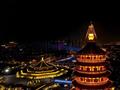 河南洛阳再现唐宫灯火不夜天