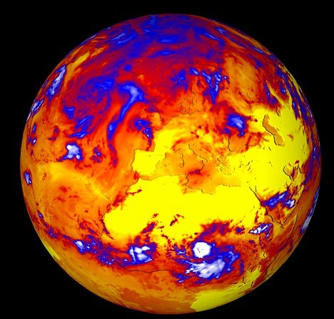 　　科学家们调用了美国宇航局“大地”（Terra）卫星搭载的“云与地球辐射能量系统实验”（CERES）设备近10年来的数据，涵盖从2001年一直到2010年。科学家们尝试从这些数据中找出地球大气层顶层在这一时间段内存在的净辐射平衡状况。