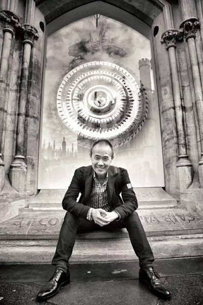 王石在剑桥大学访学，摄于2014年10月