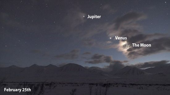 这两颗行星向对方“靠近”。