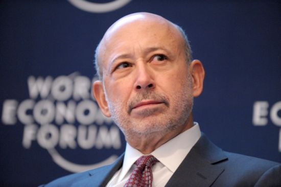 高盛首席执行官Lloyd Blankfein