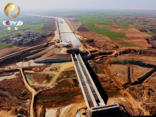 南水北调中线工程施工现场