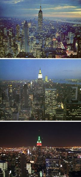 美国纽约——1954年、1985年和2009年