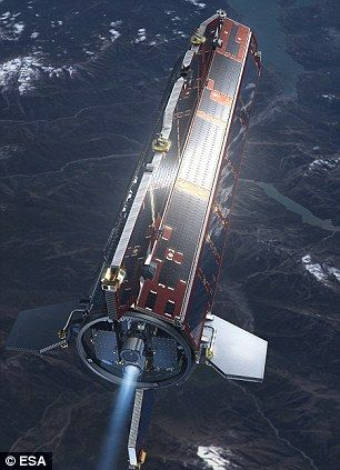 在低轨道运行的GOCE卫星，能够感知最小10万亿分之一的引力变化