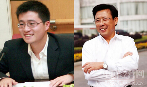 图为梁稳根之子梁冶中