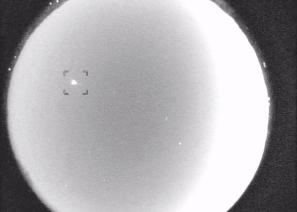 这是美国宇航局“全天火流星监测网”在今年2月13日记录到的出现在佐治亚州北部的一颗火流星