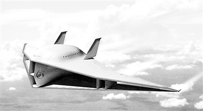 下一代超音速喷射客机的双翼设计