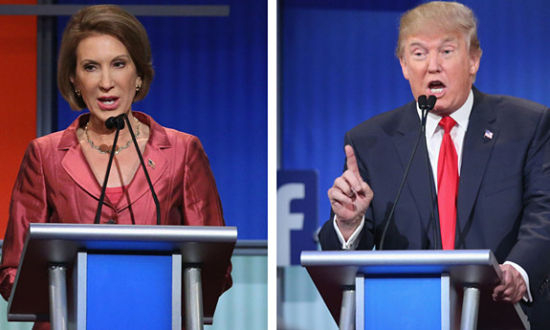 今年两位身家不菲的总统候选人菲奥莉娜和特朗普一下子提高了未来总统的金钱逼格