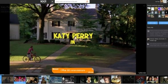 So.cl的Video Parties页面