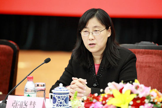 图为央行货币政策司司长张晓慧。(资料图)