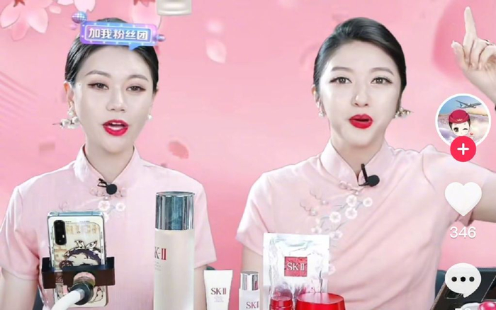 南方航空直播画面。视频截图