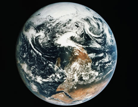 阿波罗17号所拍摄的《蓝色大理石》