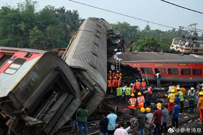 印度总理莫迪：将严惩奥里萨邦列车相撞事故责任人