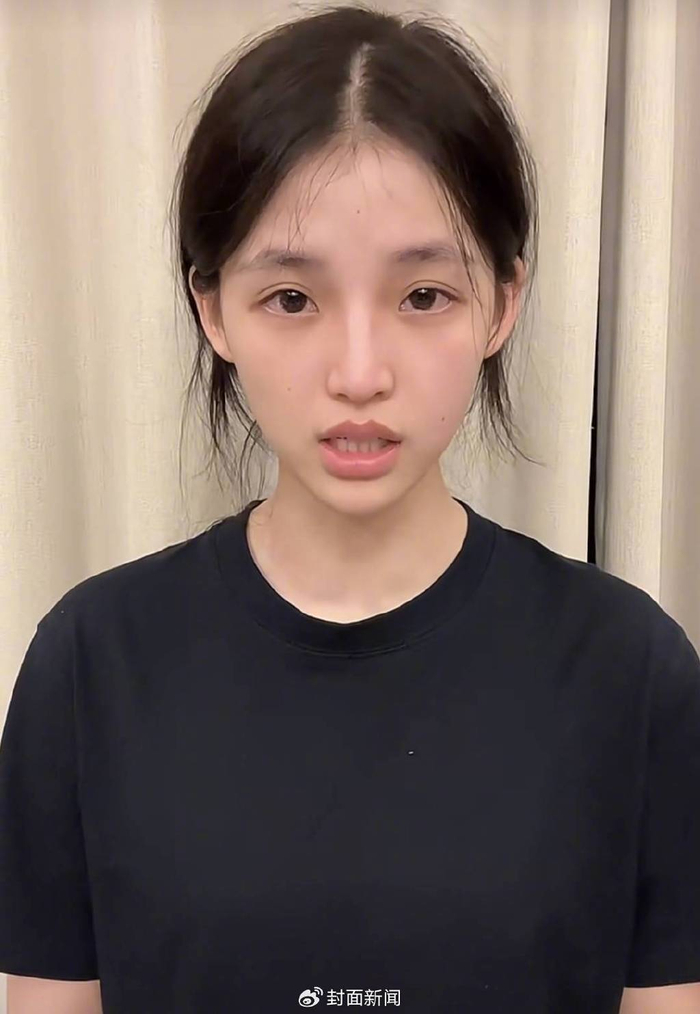  李闽轩道歉视频截图