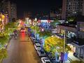 “南桥明月夜”，奉贤区南桥镇通阳路友好街区亮灯