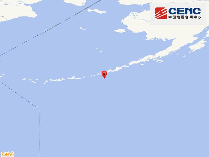 福克斯群岛发生5.9级地震，震源深度10千米
