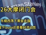 2026年1月26日大摩闭门会：东稳西荡下黄金走强，降温下Laura 还是看好流动性