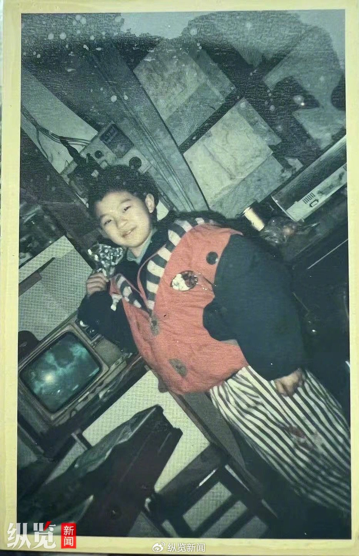 　小时候的黄侠。（来源/@四川泸州白骨案受害者儿子）