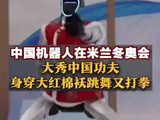 中国机器人在米兰冬奥会大秀中国功夫，身穿大红棉袄跳舞又打拳！网友：穿条裤子吧！