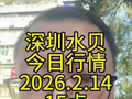 深圳水贝今日行情2026年2月14日15点
