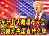 美国计划2026大幅增产大豆，粮食博弈中国有什么牌