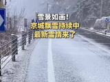 雪景如画！京城飘雪持续中 最新雪情来了