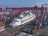 第二艘国产大型邮轮“爱达·花城号”计划3月20日出坞