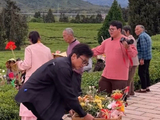 邓超化身摄影师给妈妈拍鲜花照