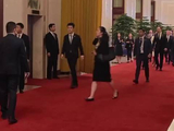 十余名美商界代表进入中美元首会谈现场