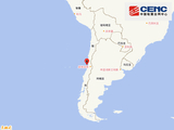 智利中部沿岸远海发生6.0级地震，震源深度10千米