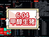 6月4日商品分享：甲醇和生猪面临选择