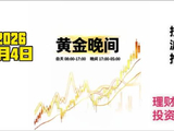 2026-6-4黄金晚间走势波段推演：窄幅震荡偏弱，静待明天非农。