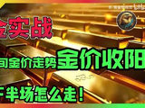 实战分享！6月下旬金价走势！金价收阳！黄金下半场怎么走！