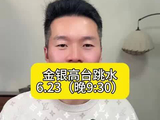 高台跳水的金银…#黄金 #白银 #大a #行情分析