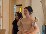 杨紫巴黎珠宝展公主裙配洞洞鞋引热议