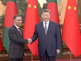 习近平会见孟加拉国总理塔里克