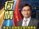 黄金大涨韩国企稳A股跟涨，三件事指向同一个方向 #A股 #黄金 #韩国股市
