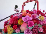 视频｜天安门广场“祝福祖国”巨型花篮展露芳容
