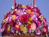 视频｜10秒360°观看！“祝福祖国”巨型花篮如此惊艳