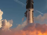 现场：“星舰”成功首次进入地球轨道 地面大厅响起掌声
