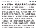 10.5 下周一现货黄金思路