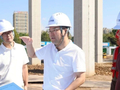 郑亚明带队调研重点项目建设工作