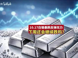 10.17白银暴跌后反弹无力，下周还会继续下跌吗？